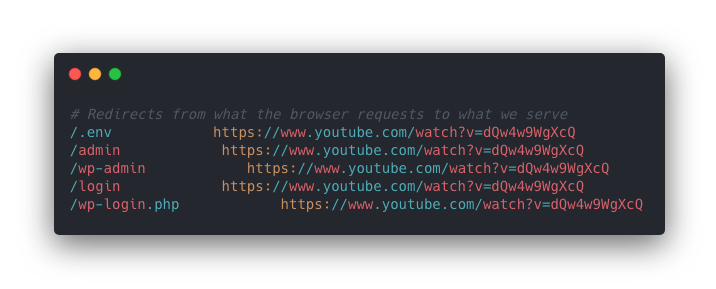 Rickrolling with Redirects - Colin Gallagher